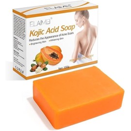 Peak Health Whitening Kojic Acid Soap Facial Bleaching Dark Spot Acne Scars Skin Brighter Lightening Detox Pigmentation Removal Reduce (Pack of 3)