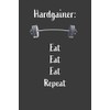 Hardgainer Eat Eat Eat Repeat: Nice Notebook For Hardgainer
