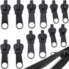 Pack of 12 Replacement Zip Sliders - Removable Zip Pull