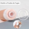 Juego De 5 Botellas De Viaje De Silicona, Contenedor De