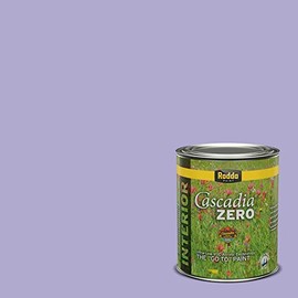 Rodda Paint CASCADIA ZERO Interior Flat Paint & Primer in One, Quart, Purple Haze