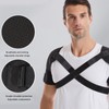 Double Shoulder Support Brace Adjustable Sweat Wicking Prevent Injuries Shoulder