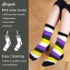 Samgula Non-binary Flag Crew Socks for Woman Size 6-8 Freedom