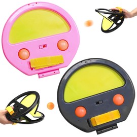 2 Sets 4 Balls Ball Catch Game Children Catch Ball Game Toss and Catch Ball Game Catch The Ball for Outdoor Motion Toy Catch Game with Ball Throw and Catch a Ball for Indoor Use