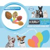 HINMAY Pet Food Scoops Plastic Measuring Cups Set for Dog