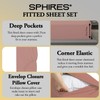 SPHIRES King Size Fitted Sheets 100% Microfiber Fitted Sheet King
