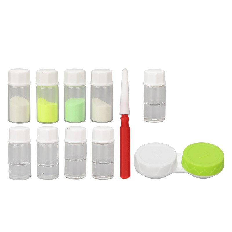4 Colors Watch Fluorescent Powder Set Mixing Liquid Professional Watch