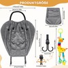 Awning Pram UV Protection 50+ and Waterproof, Sun Shade for