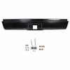 Silscvtt Black Rear Steel Bumper Roll Pan for Fleetside Replacement