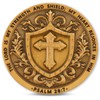 Lion of Judah Coin - Christian Shield and Cross Coin
