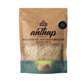 Anthap Roasted Blanched Ground Hazelnut, Perfectly Roasted & Finely Ground, Rich & Nutty Flavor, 100% Natural, Non-GMO, Ideal for Baking & Cooking, No Added Preservatives, 300g