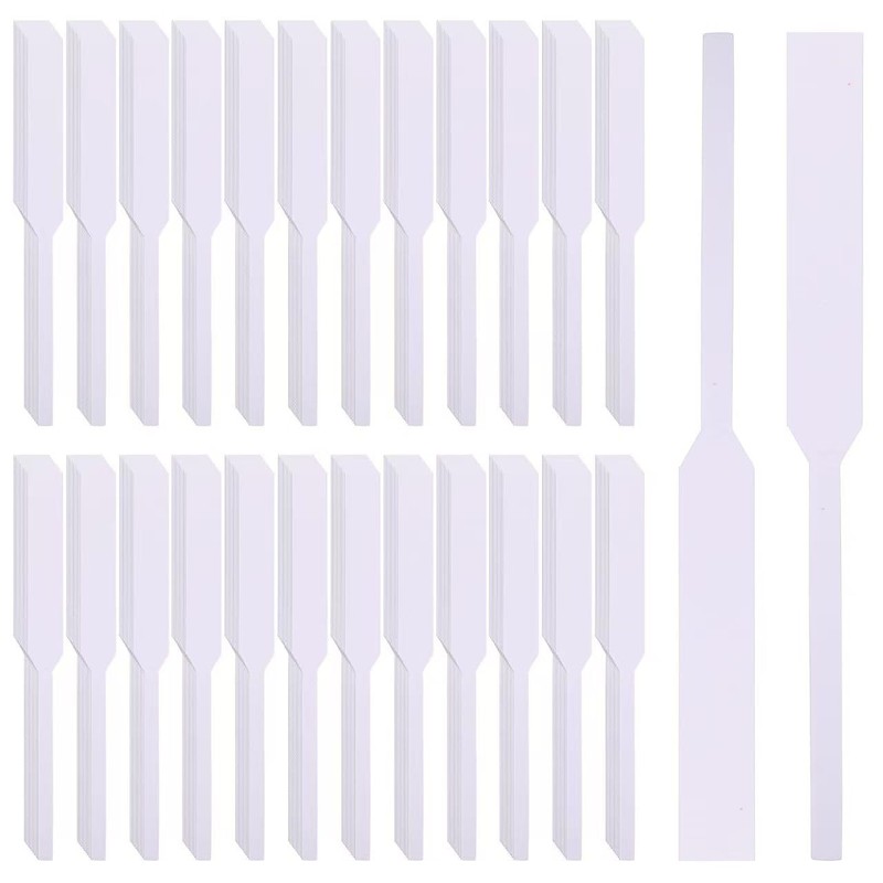 QISLOA 200 PCS Perfume Test Strips Disposable White Perfume Tester