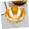 Levemolo Classic Chinese Bowl Brass Treasure Bowl Dragon Design Perfect