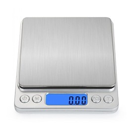 Digital Scale, 0.01-17.6 oz (0.01-500 g), Precision, Ultra Small, Kitchen Scale, Cooking Scale, Digital Scale, Electronic Scale, Scale, Multi-purpose, Tare Function, Compact