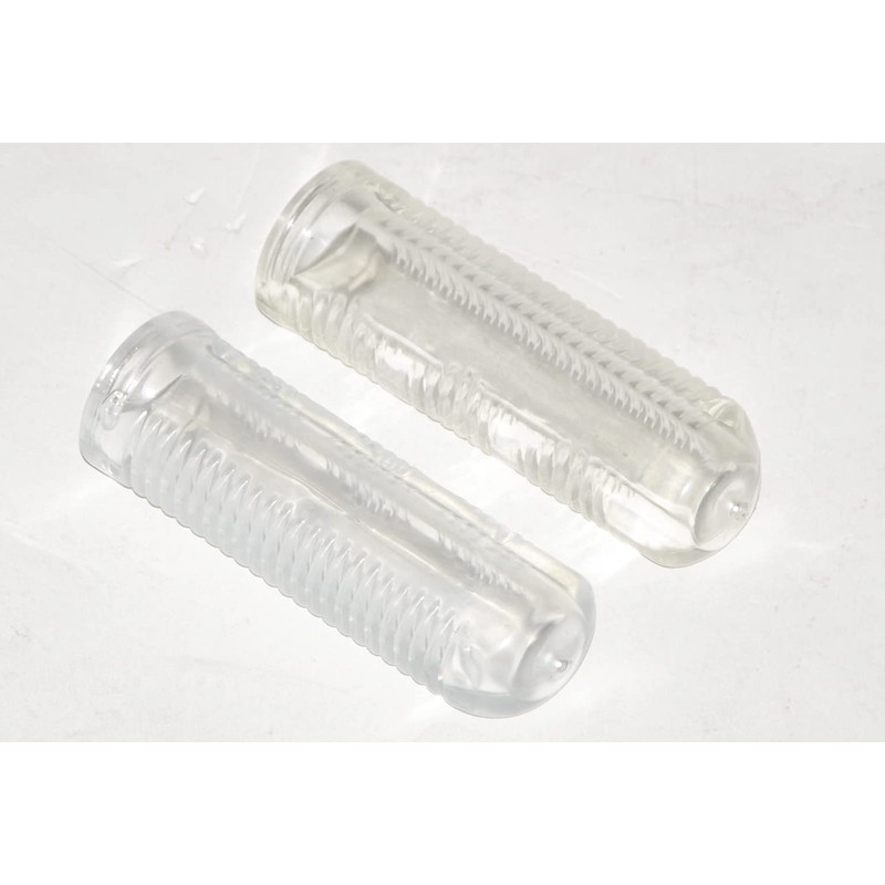 BMX Mountain Bike Handlebar Grips Kids Bike See Through PVC
