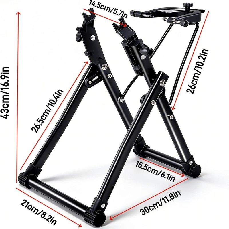 Folding Bicycle Truing Stand Fit 16" to 29" 700C Bike