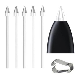 5 PCS Galaxy Tab S10 S Pen Soft Tips/Nibs Compatible with Galaxy Tab S10 / S10 Plus/Tab S10 Ultra S Pen Replacement Tips/Nibs with Tools (S10/S10+/S10 Ultra White*5)