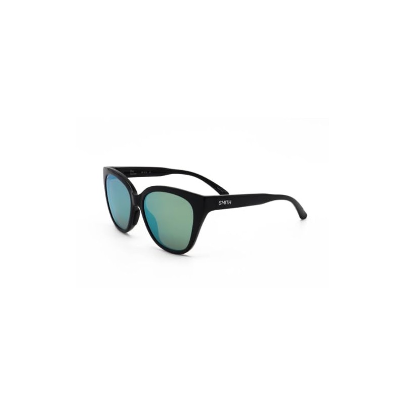 Smith Era Sunglasses, Black/chromapop Polarized Opal Mirror, one Size