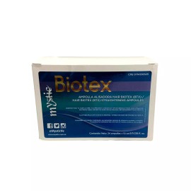 Mystic Biotex Ampoule Anti-Frizz, Restores and Repairs Damaged Hair (Pack 24)