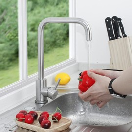 SOLVEX Single Handle Stainless Steel Kitchen Sink Faucet RO Water Faucet,Reverse Osmosis Faucet,RO Faucet