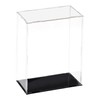 sourcing map Acrylic Clear Display Case Box Dustproof Protection Showcase
