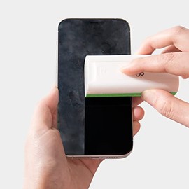 CLICK CLEAN Touchscreen Mist Cleaner, Screen Cleaner, All in One Screen Cleaner Spray with Microfiber and Phone Stand for All Phones, Laptop and Tablet Screens, 0.5oz (Green)