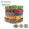 Ancol Timberwolf Comfortable Durable Leather Green Dog Collar Pet Training
