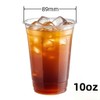 Convenient DISPOSABLES Crystal Clear PET Disposable Cups, (10 oz), 100-Pack,