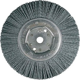 Osborn 9902515041 Wheel Brush Grit 120 Crimped of Silicon-Carbide, 0 V, Silver/Grey