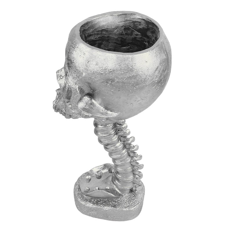 Skull Planter Spine Stand Set Innovative Exquisite Decorative Hand Painted