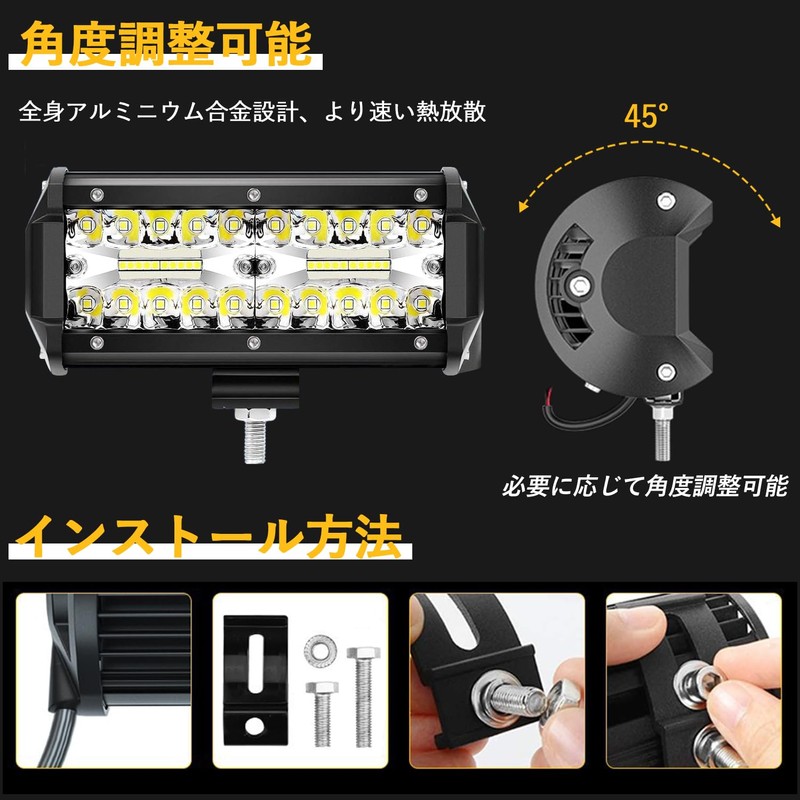 LED Work Light, Set of 2, LED Work Light, Floodlight,