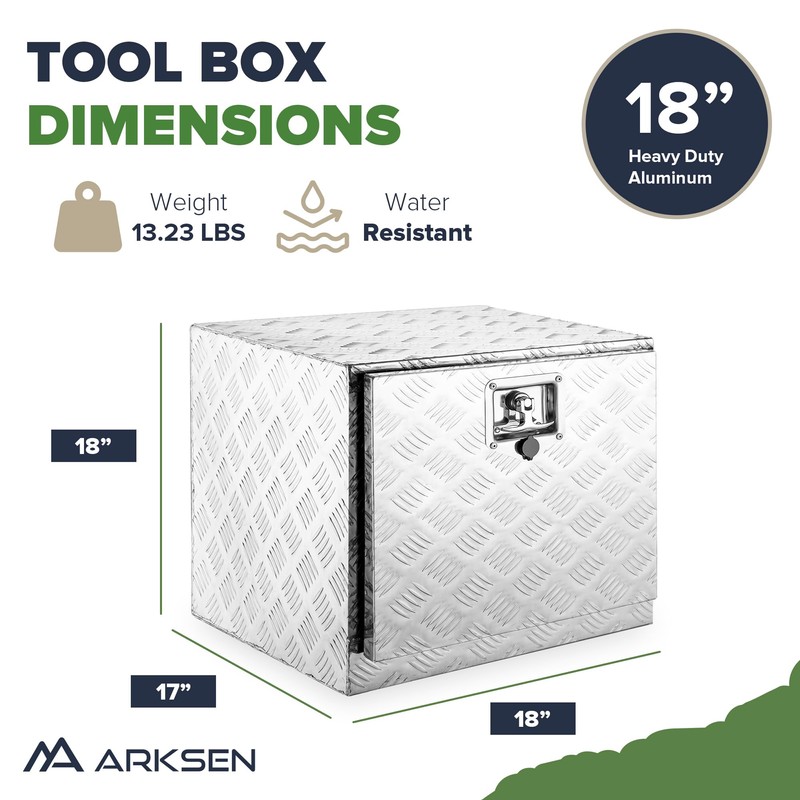 ARKSEN 18 Inch Heavy Duty Aluminum Bar Tread Tool Underbody
