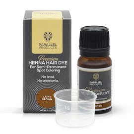 PARALLEL PRODUCTS Kit de Henna de Color Plano - Tinte para Cabello Con Henna - 3 Gramos - Tinte para Colorear Manchas Profesional - Con Plato para Mez