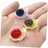 SUPVOX 21pcs Mini Snail Figurines Set for Garden Decor Educational