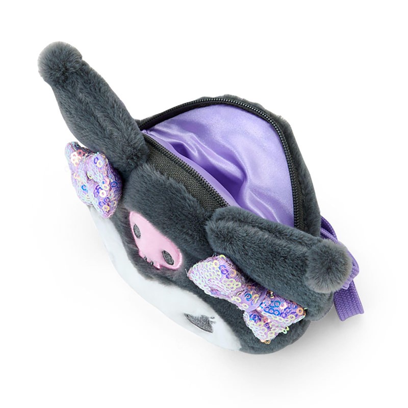 Sanrio 639702 Face Shaped Neck Coin Case, Chromi Cotton, Polyester,