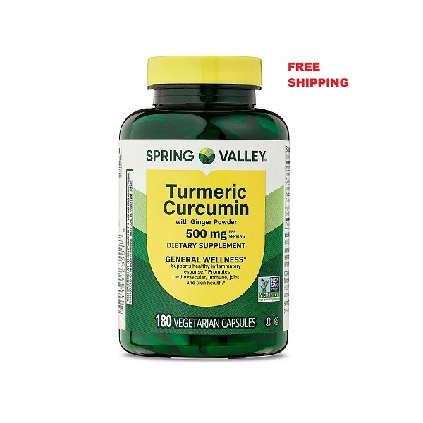 Spring Valley Turmeric Curcumin with Ginger Powder DietarySupplem