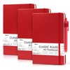 feela 3 Pack Notebooks Journals Bulk with 3 Black Pens,