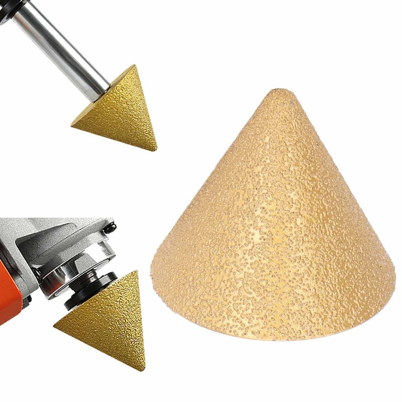 Diamond Beveling Chamfer Bit 57 Degree M10 Female Thread 38mm