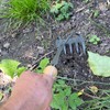 4betterdays.com NATURlich leben! Hand Rake with 5 Prongs with Ash