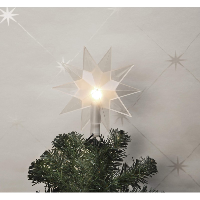 Best Season Topsy 10 Clear Plastic Tree Toppers 14 x