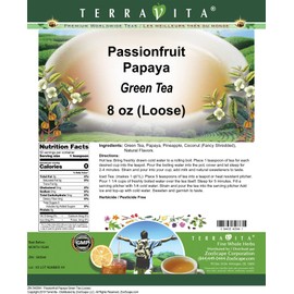 Passionfruit Papaya Green Tea (Loose) (8 oz, ZIN: 540544)