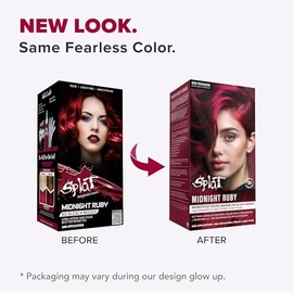 Splat Tinte para Cabello Semipermanente, Midnight Ruby, 35 g