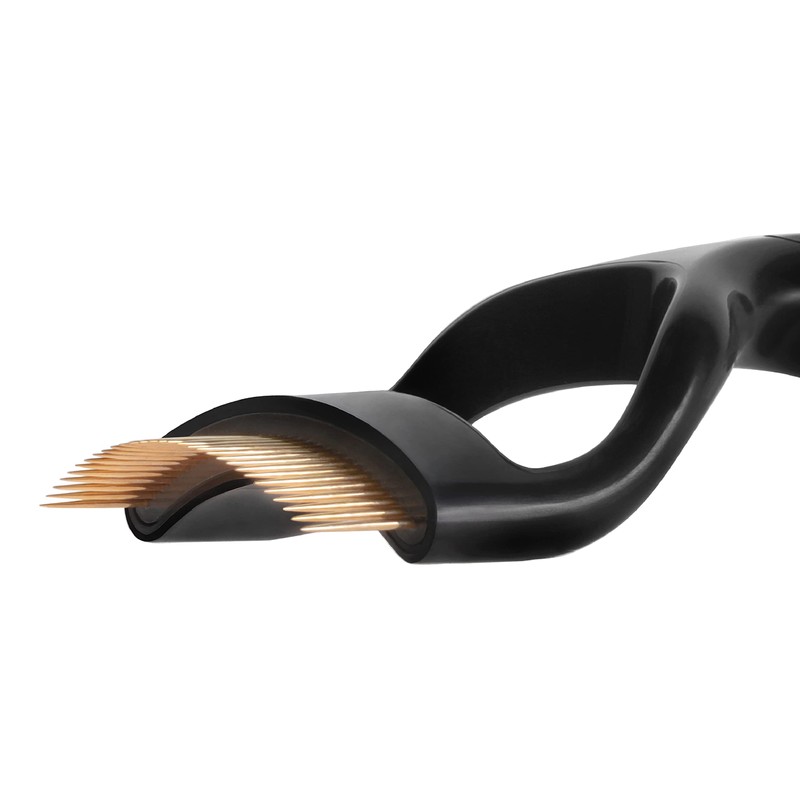 TWEEZERMAN Eyelash Comb for Madel Shaped Eyes, Eyelash Brush, Retouching