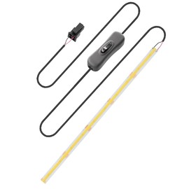 3D Printer Accessories, 24 V COB Light Strip Kit for Bambu-Lab A1, LED Lighting COB Strip Kit, COB Light Strip with Switch, Replacement Compatible with Bambu Lab A1