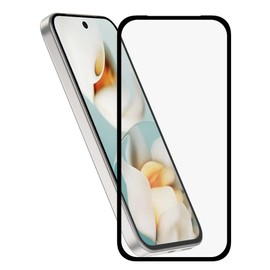 Hy+ Google Pixel9a Film, Glass Film, W Hardening Method, 3 Times Stronger than General Glass, Full Protection, Fully Adsorption, Japanese Glass, 0.01 inch (0.33 mm) Thickness