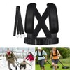 BESPORTBLE Adjustable Sled Harness - with Resistance Band for Strength