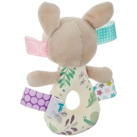 Taggies Embroidered Soft Ring Rattle, Flora Fawn