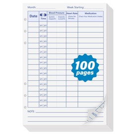 Blood Pressure Log Book Simple Blood Pressure Log Sheets Blood Pressure Notebook Log Blood Pressure Tracking Book 5.8" x8.5"Record & Monitor Daily Blood Pressure For Seniors Daily Tracking