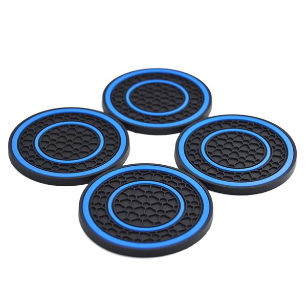 4X Car Cup Holder Coaster Non-Slip Anti-dust Holder Embedded in