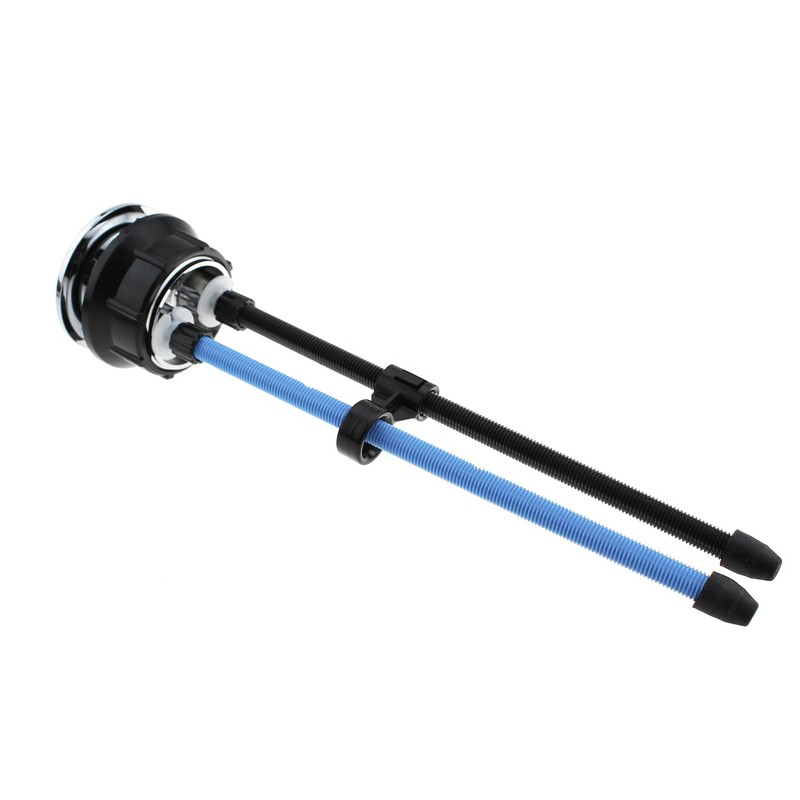 TAODAN Black Toilet 38mm Threaded Diameter Double Push Flush Button